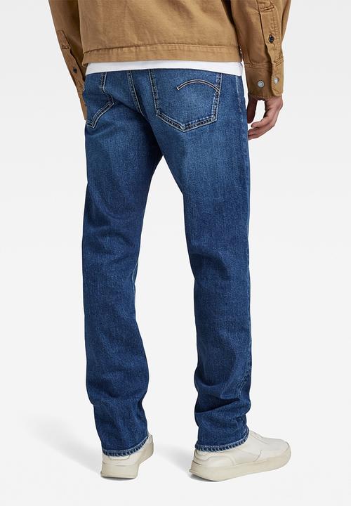 G-STAR - Mosa straight elto pure stretch denim - faded atlantic ocean