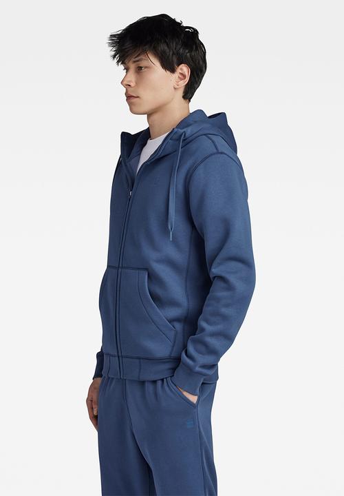 G-STAR - Premium core hdd zip sw l\s pacior sweat r - rank blue
