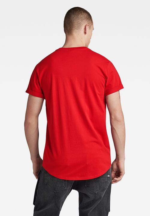 G-STAR - Lash r t short sleeve compact jersey o - dk flame