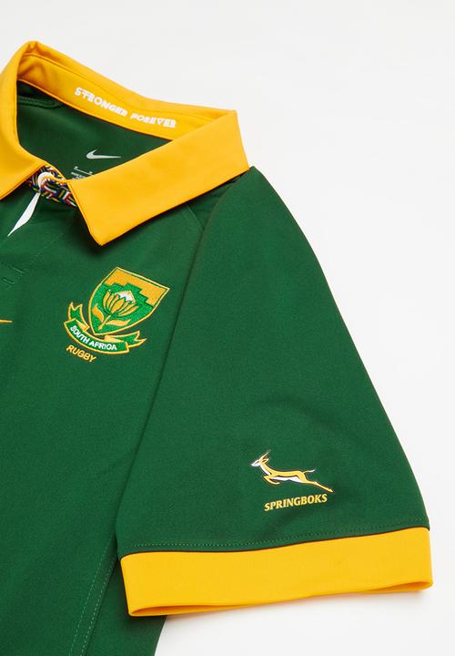 Nike - Springboks men's RWC23 stadium home ss jersey - gorge green/ gold