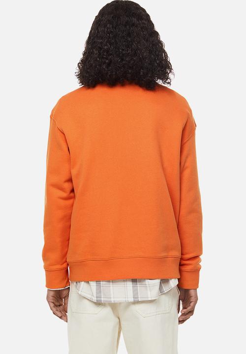 H&M - Relaxed fit printed sweatshirt - orange/connect