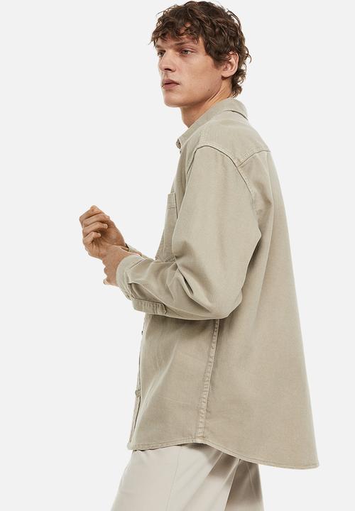 H&M - Denim overshirt - beige