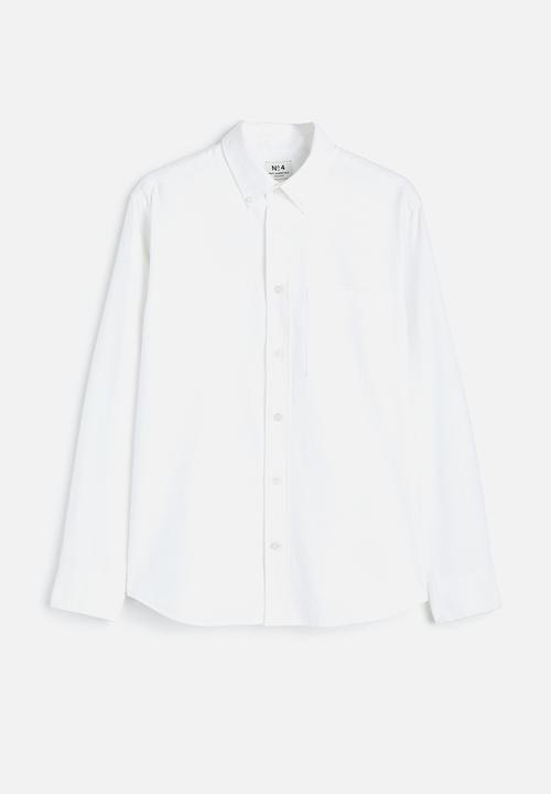 H&M - Regular fit oxford shirt - white