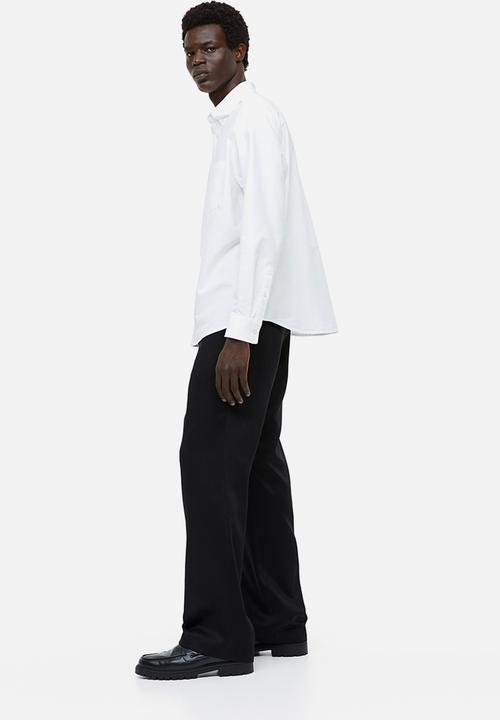 H&M - Regular fit oxford shirt - white