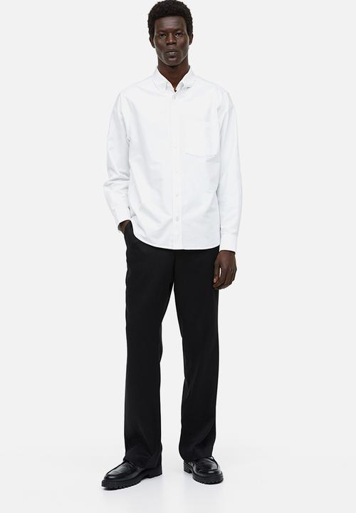 H&M - Regular fit oxford shirt - white