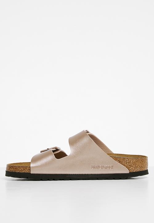 Birkenstock - Arizona metallic birko flor narrow - copper