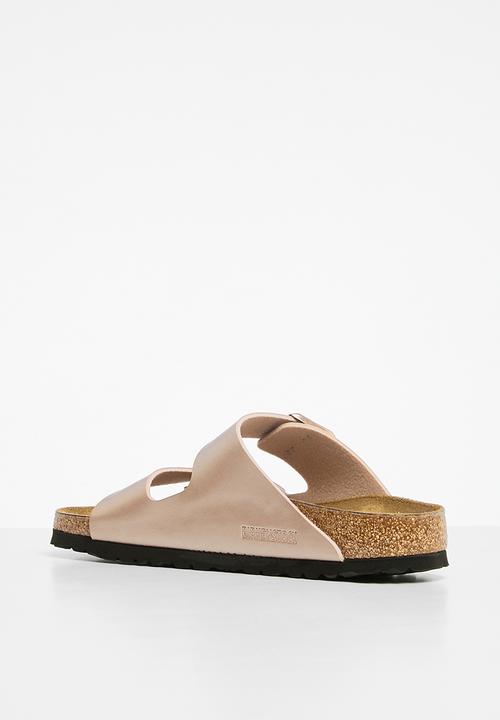 Birkenstock - Arizona metallic birko flor narrow - copper