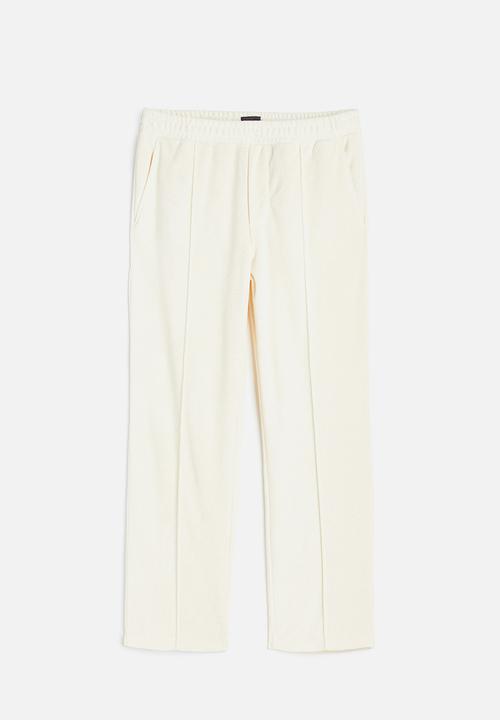 H&M - Regular fit terry joggers - cream