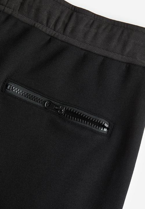 H&M - Relaxed fit joggers - black
