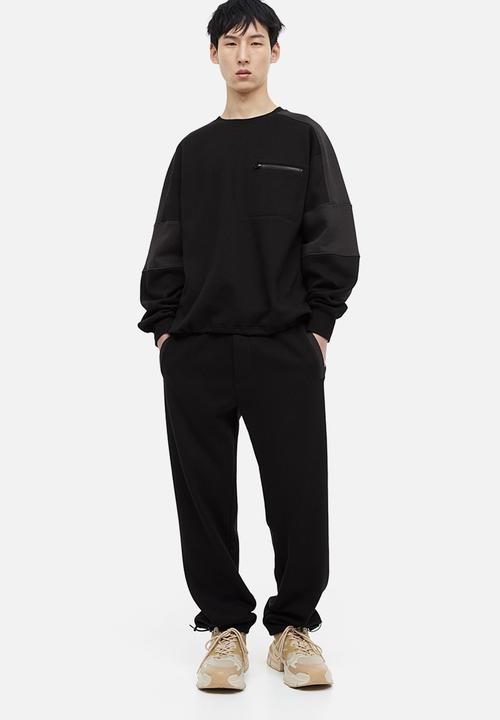 H&M - Relaxed fit joggers - black