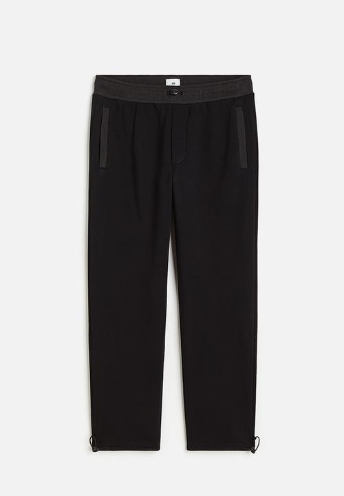H&M - Relaxed fit joggers - black