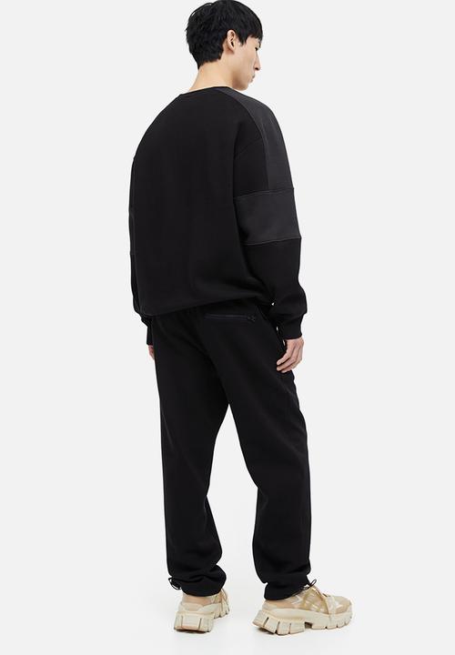 H&M - Relaxed fit joggers - black