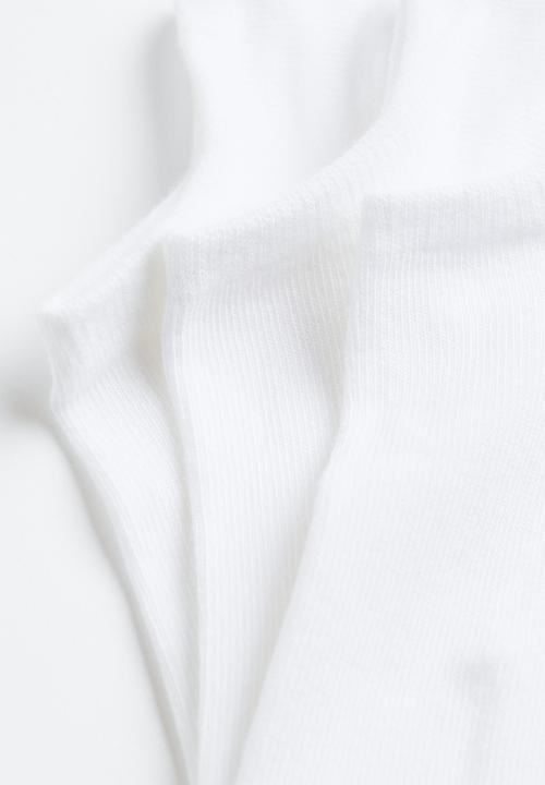H&M - 7-Pack trainer socks - white