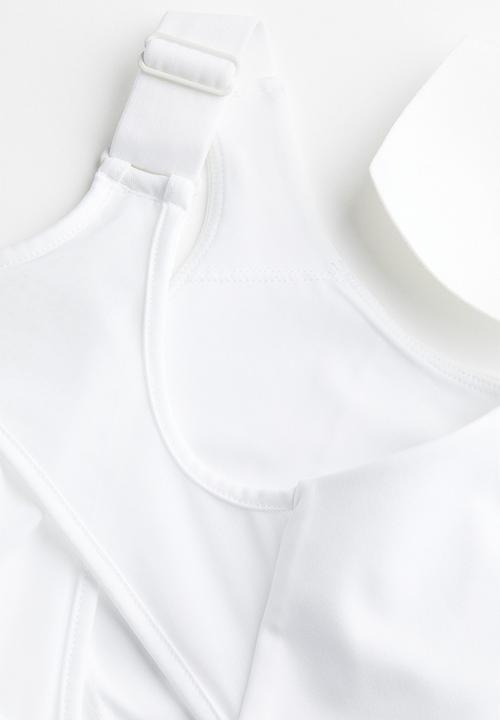 H&M - Drymove™ high support sports bra - white