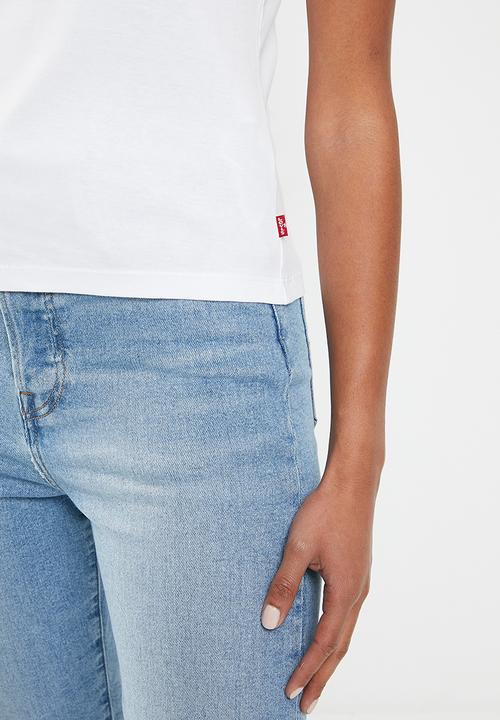 Levi’s® - Graphic rickie tee arched baby serif log - bright white