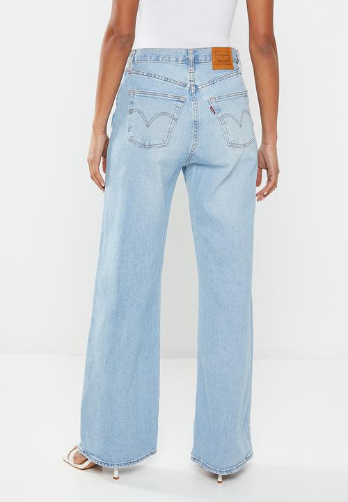 Levi’s® - Ribcage wide leg za far and wide - light Indigo