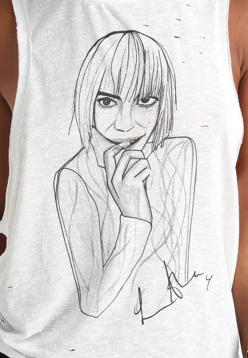 Vero Moda - Lily Raw Crop Tank