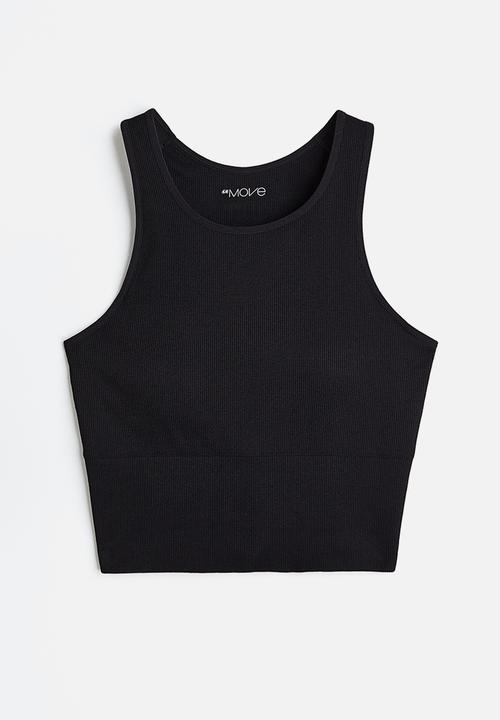 H&M - Drymove™ medium support sports bra - black