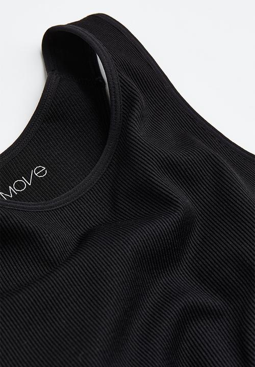 H&M - Drymove™ medium support sports bra - black