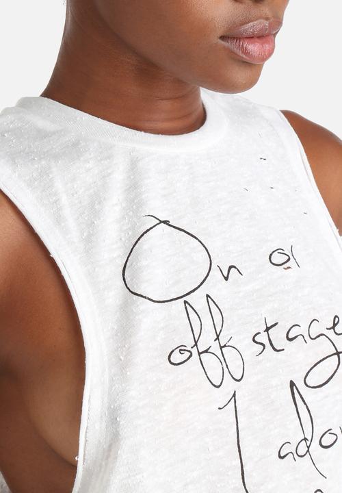 Vero Moda - Lily Raw Crop Tank