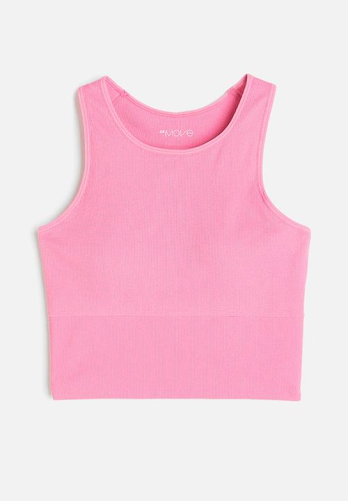 H&M - Drymove™ medium support sports bra - bubblegum pink 