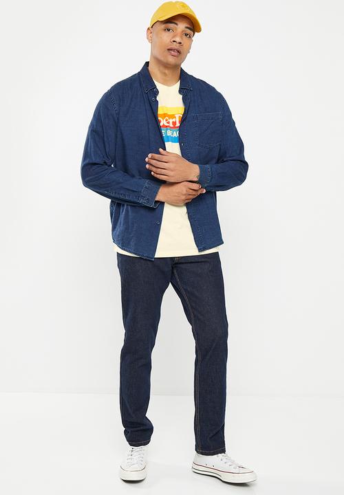 Superdry. - Vintage venue tee - off white