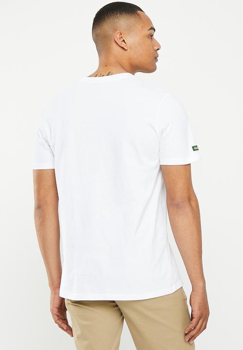 Superdry. - Vintage scripted college tee - optic
