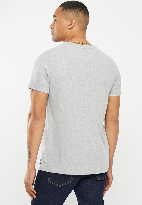 Superdry. - Vintage vl narrative tee - grey marl