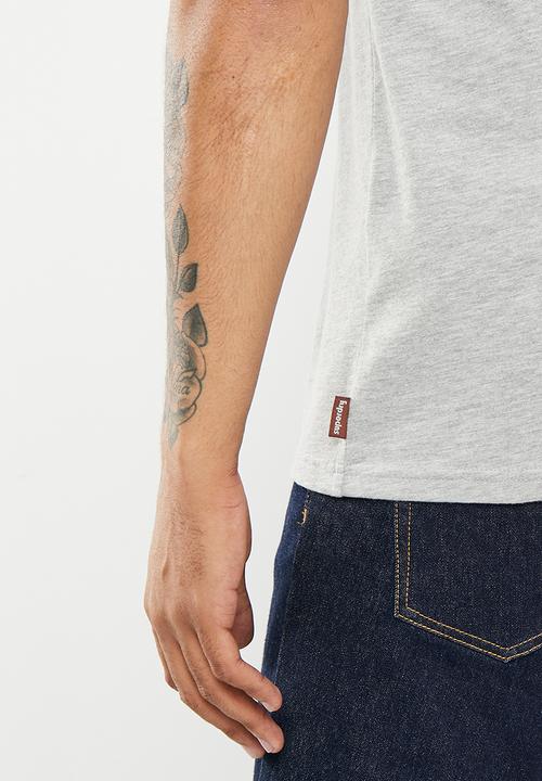 Superdry. - Vintage vl narrative tee - grey marl