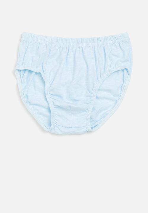 Pop Candy - Boys 3 pack briefs - blue / white / green