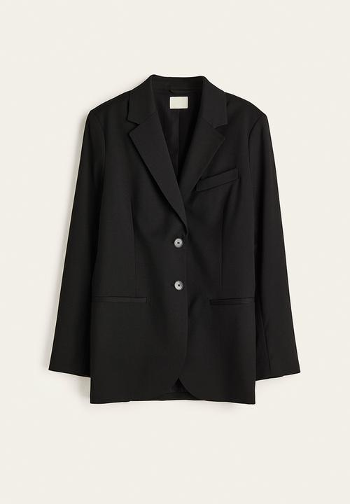 H&M - Single-breasted blazer - black