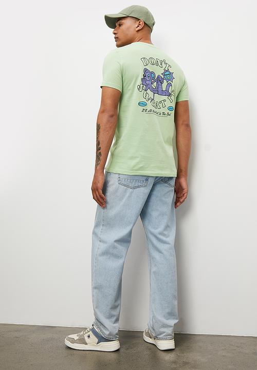 STYLE REPUBLIC - Don't sweat it graphic tee - light green