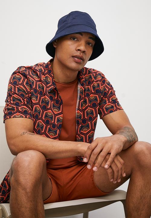 STYLE REPUBLIC - Retro print short sleeve shirt - multi