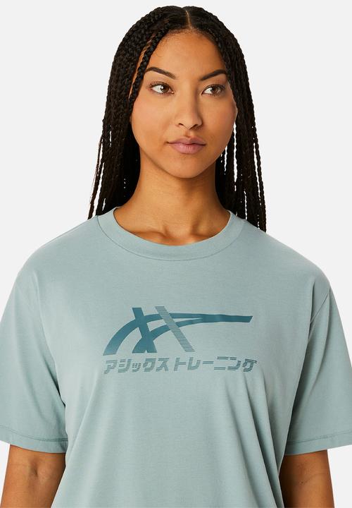 ASICS - Tiger tee - ocen haze/foggy teal