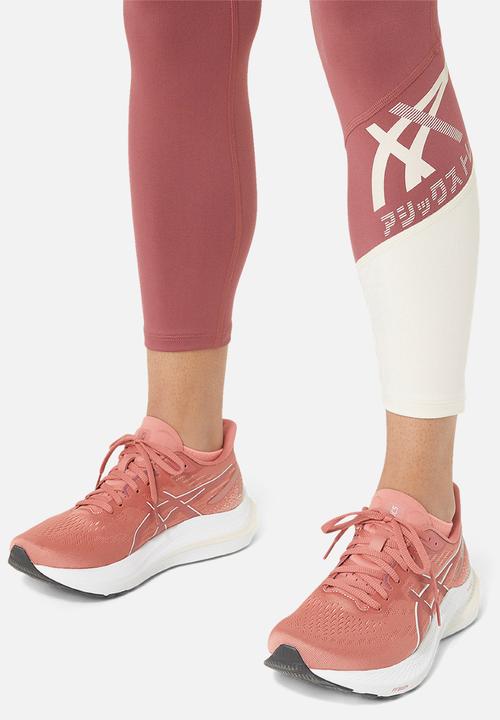 ASICS - Tiger 7/8 tight - brisket red/rose dust