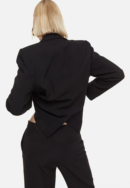 H&M - Straight trousers - black