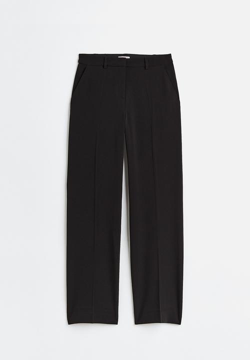 H&M - Straight trousers - black