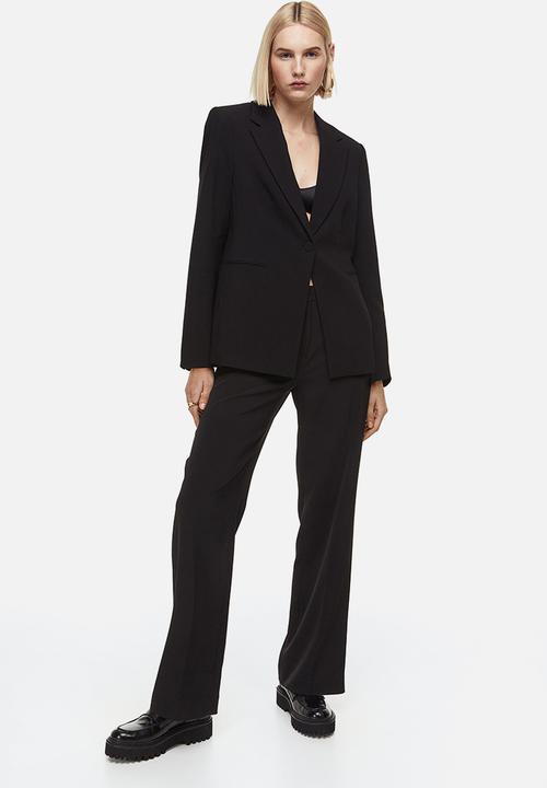 H&M - Straight trousers - black