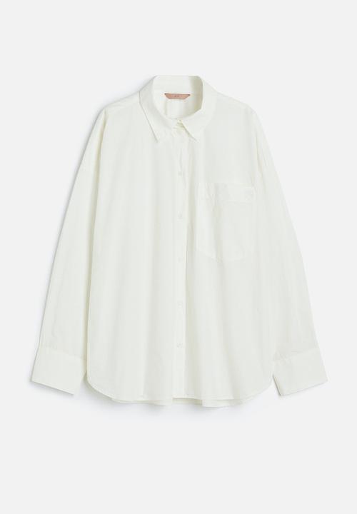H&M - Cotton shirt - white