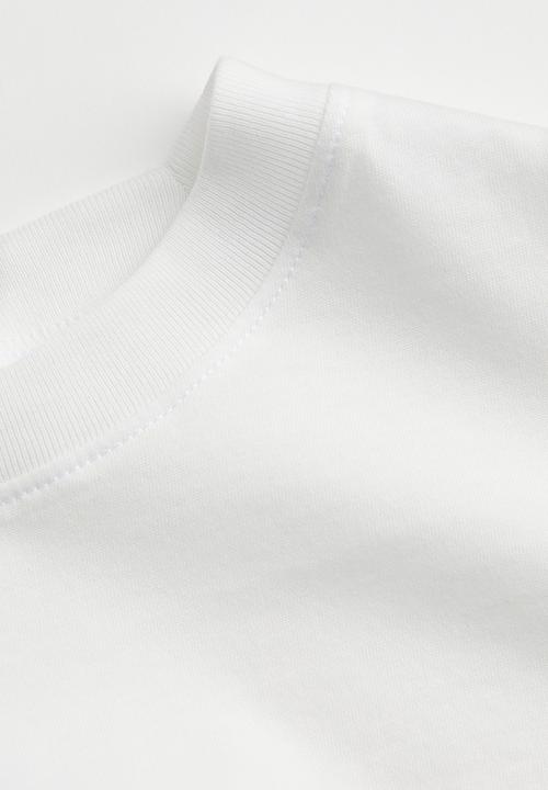 H&M - Cropped cotton T-shirt - white