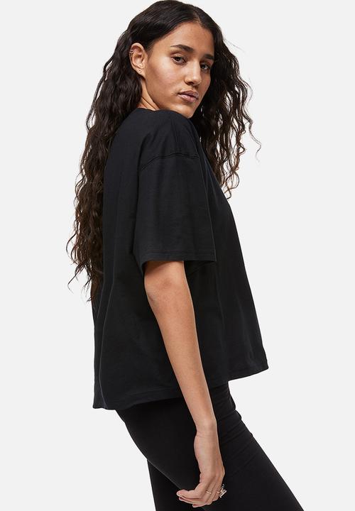 H&M - Oversized T-shirt - black