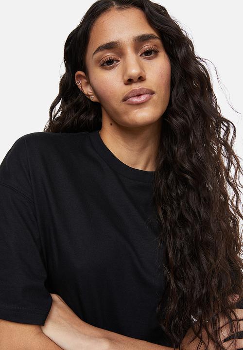 H&M - Oversized T-shirt - black
