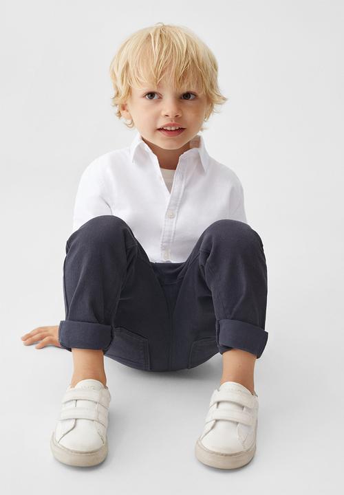 MANGO - Shirt oxfordb - white