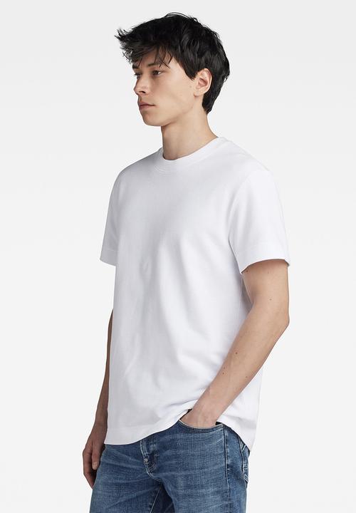 G-STAR - Essential pique r t nelson pique o - white