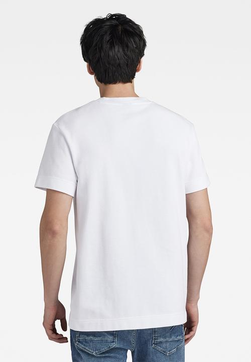G-STAR - Essential pique r t nelson pique o - white