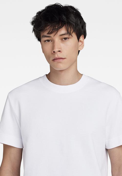 G-STAR - Essential pique r t nelson pique o - white
