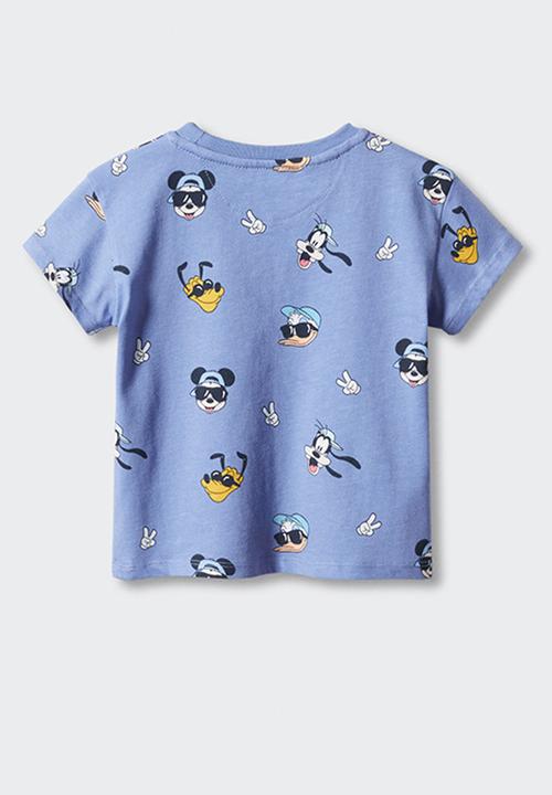 MANGO - T-shirt mpandi - blue
