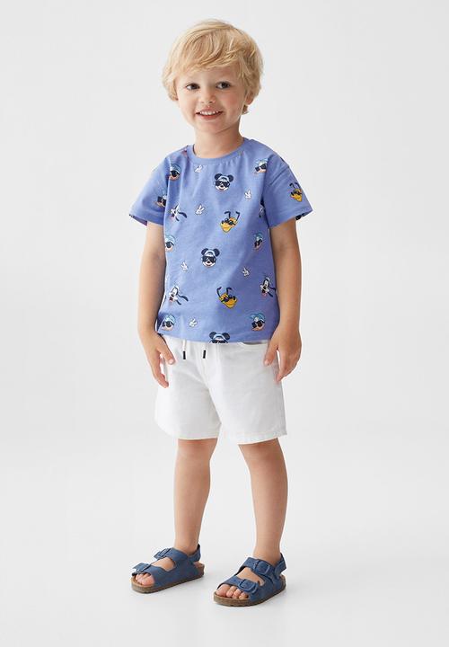 MANGO - T-shirt mpandi - blue