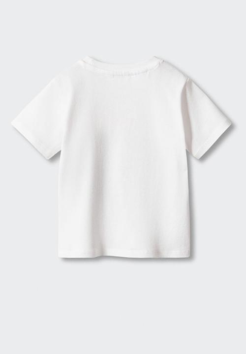 MANGO - T-shirt msirenab - off white