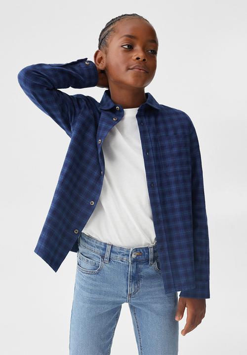 MANGO - Jeans slim - medium blue